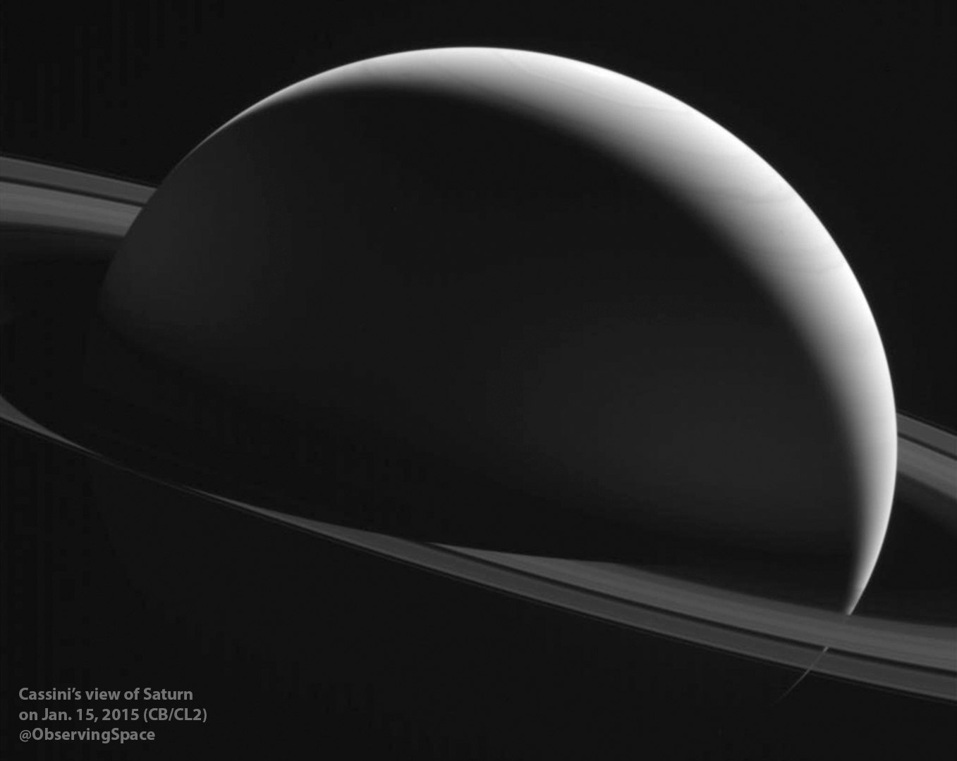 Saturn on Jan. 15, 2015