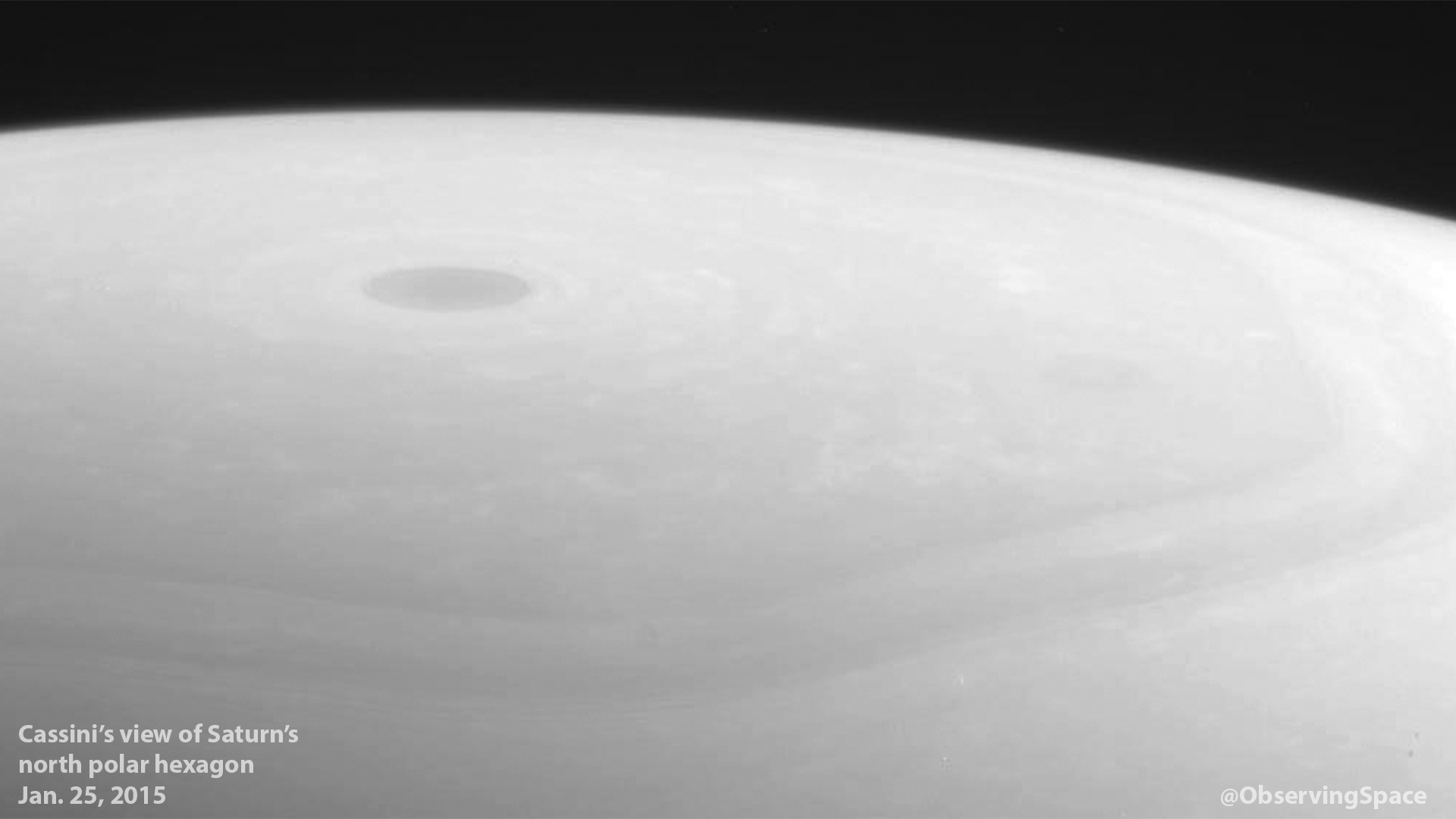 Saturn's north polar hexagon