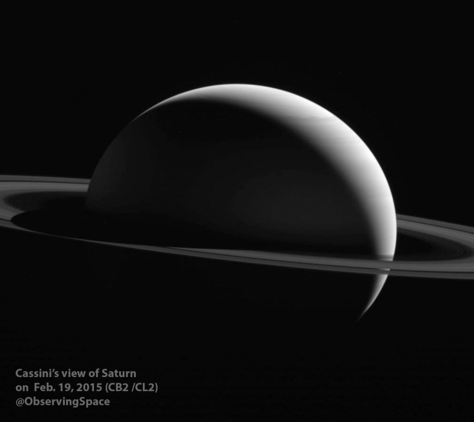 Saturn on Feb. 19, 2015