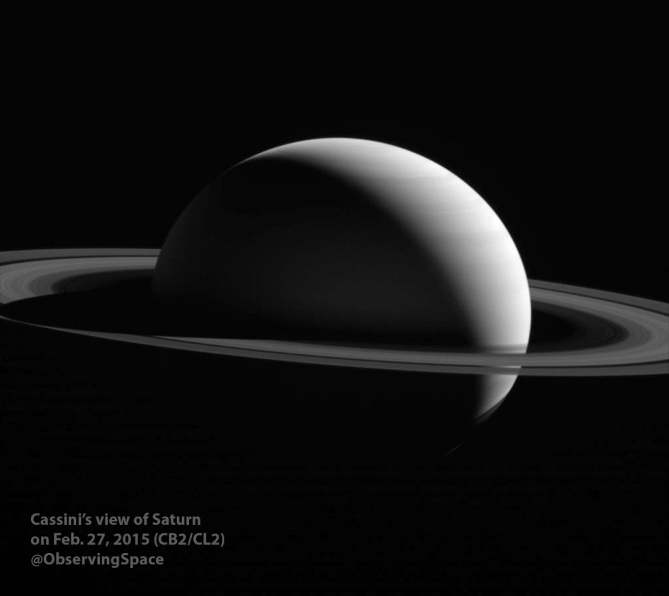 Saturn on Feb. 27, 2015