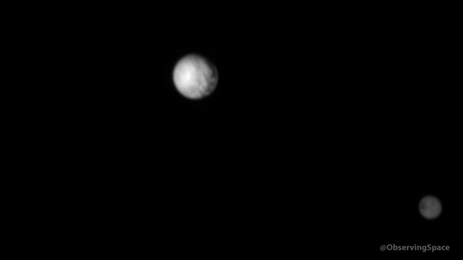 Pluto & Charon on July 3, 2015 - 23:31:25 UTC