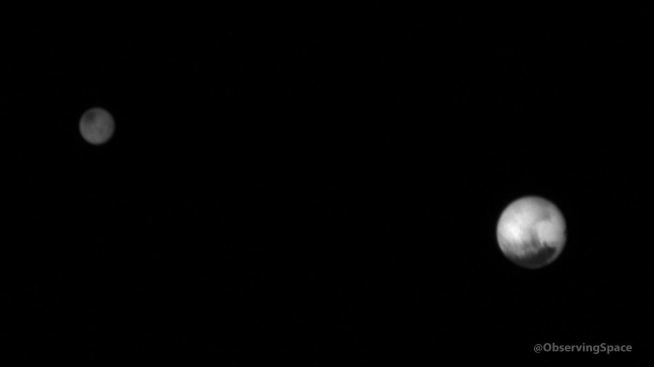 Pluto & Charon on July 7, 2015 at 22:46:05 UTC
