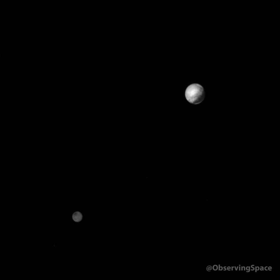 Pluto & Charon on July 9, 2015 at 04:23:15 UTC 